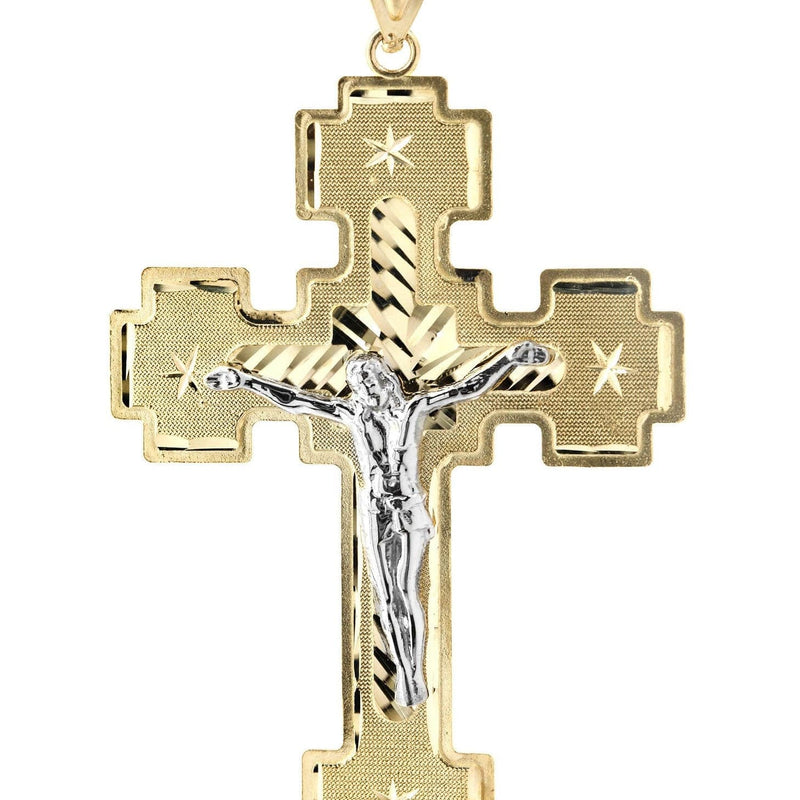 10K Gold Cross / Crucifix Pendant  |  7.1 Grams