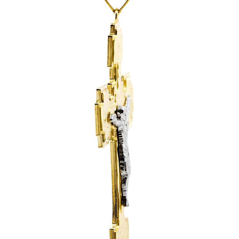 10K Gold Cross / Crucifix Pendant  |  7.1 Grams