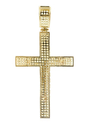 10K Gold Cross / Crucifix Pendant |  8 Grams