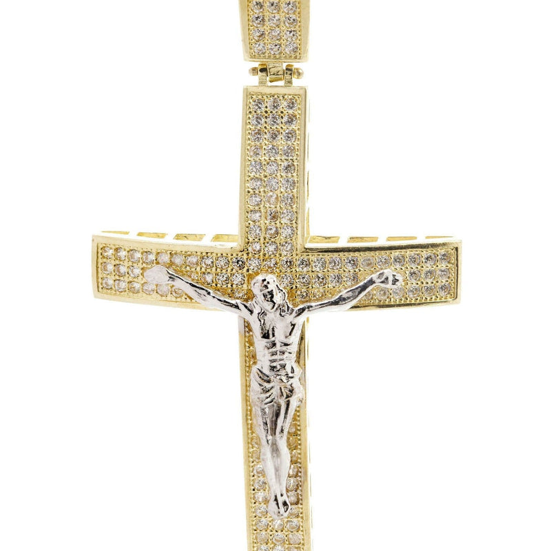 10K Gold Cross / Crucifix Pendant |  8 Grams