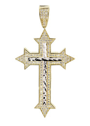 10K Gold Cross Pendant  |  6.1 Grams