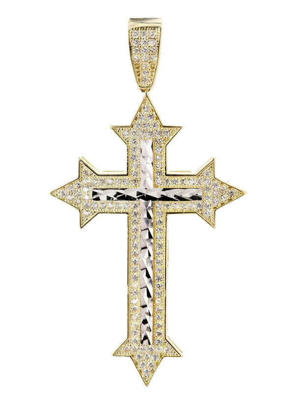 10K Gold Cross Pendant  |  6.1 Grams
