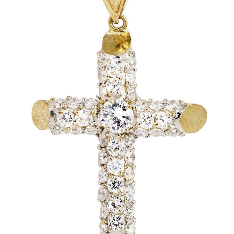 10K Gold Cross Pendant  |  9.2 Grams