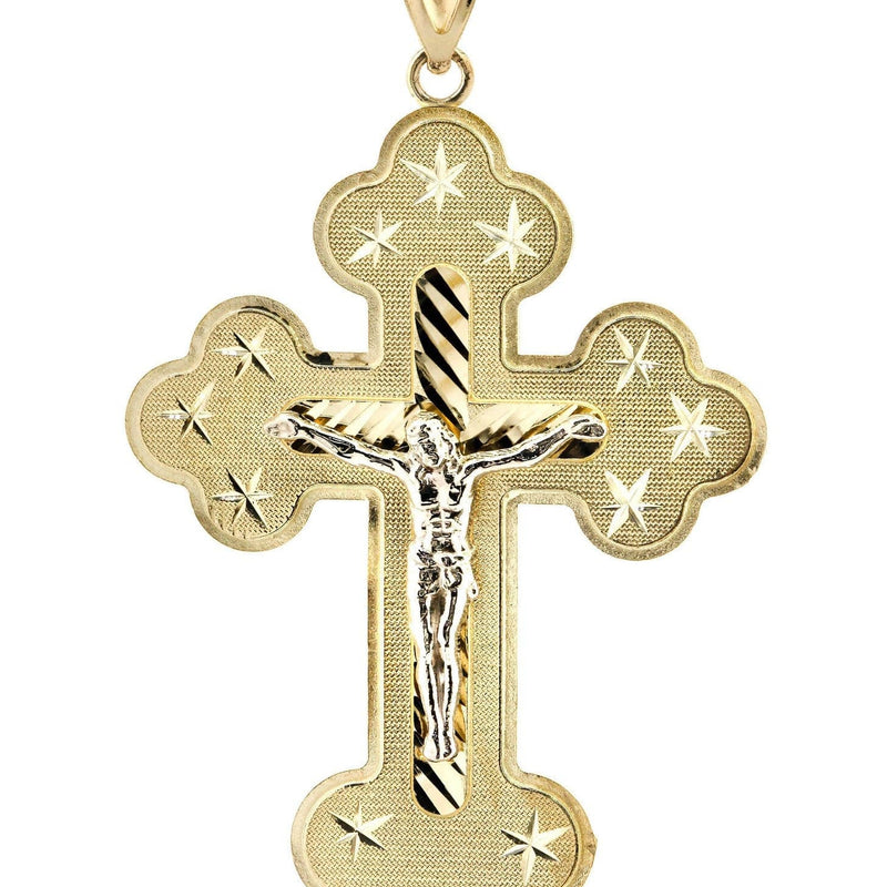 10K Gold Cross / Crucifix Pendant  |  5.9 Grams