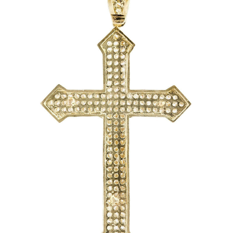 10K Gold Cross Pendant  |  6 Grams
