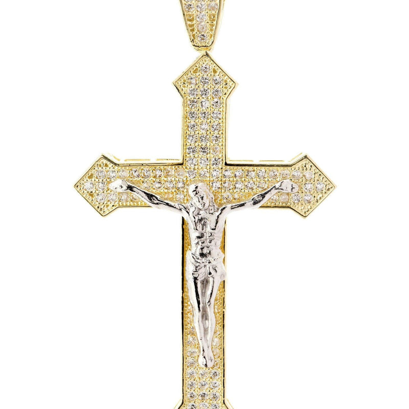 10K Gold Cross Pendant  |  6 Grams