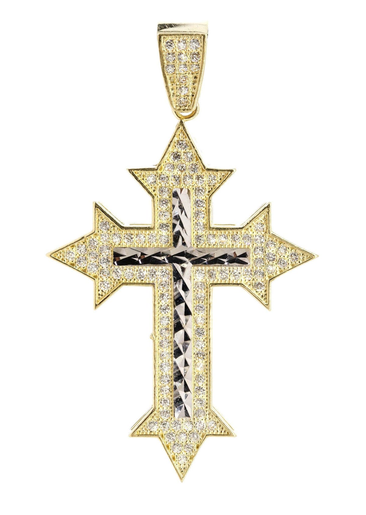 10K Gold Cross Pendant  |  5.3 Grams