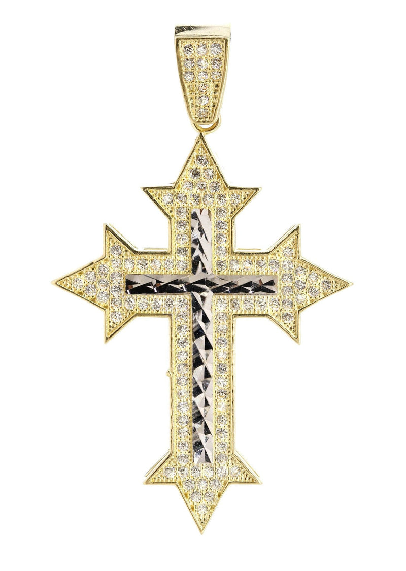 10K Gold Cross Pendant  |  5.3 Grams