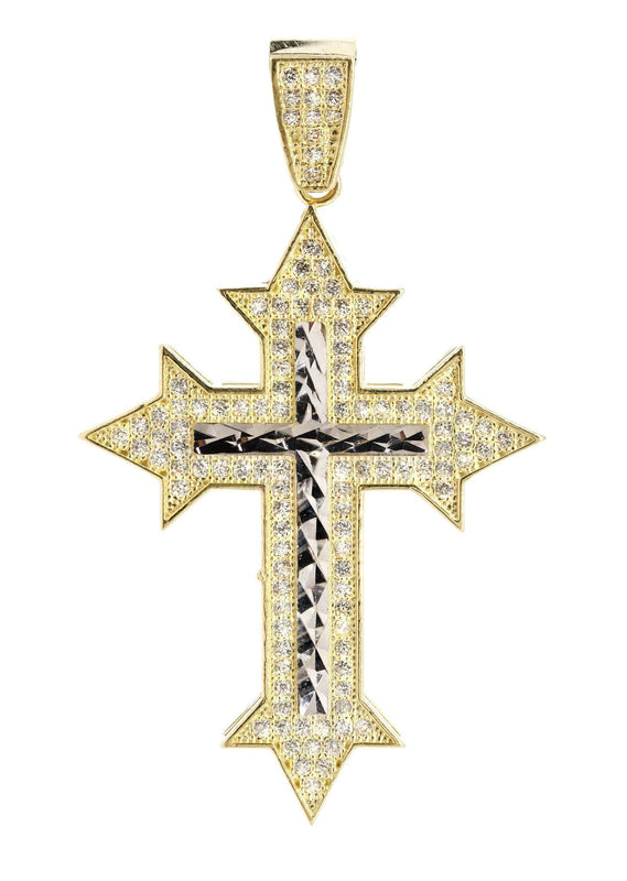 10K Gold Cross Pendant  |  5.3 Grams
