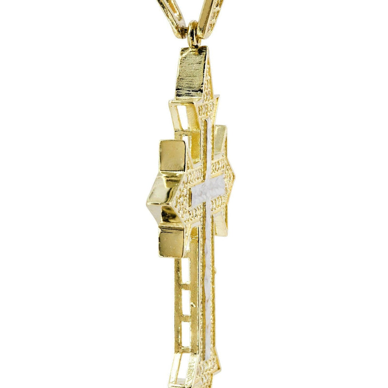 10K Gold Cross Pendant  |  5.3 Grams