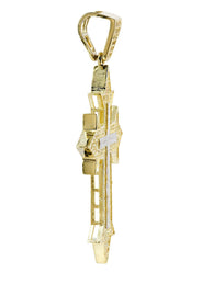 10K Gold Cross Pendant  |  5.3 Grams