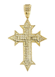 10K Gold Cross Pendant  |  5.3 Grams