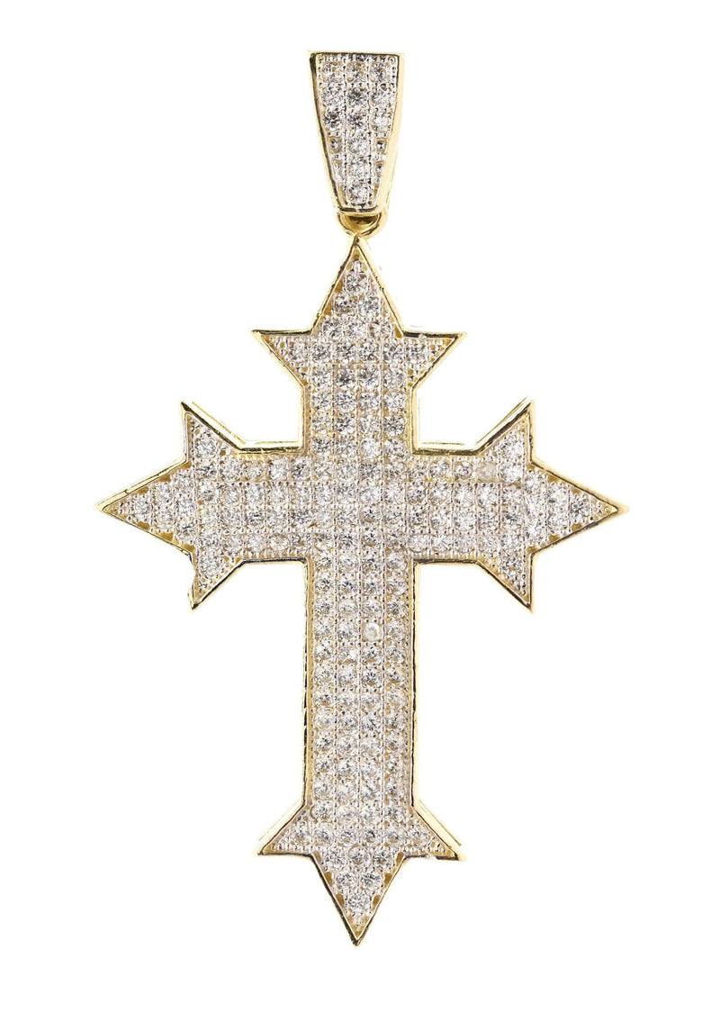10K Gold Cross Pendant  |  5.3 Grams