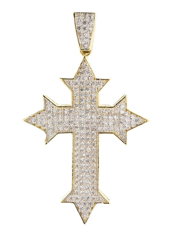 10K Gold Cross Pendant  |  5.3 Grams