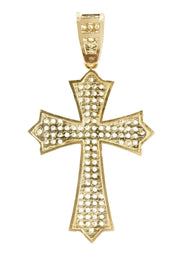 10K Gold Cross Pendant  |  3.9 Grams
