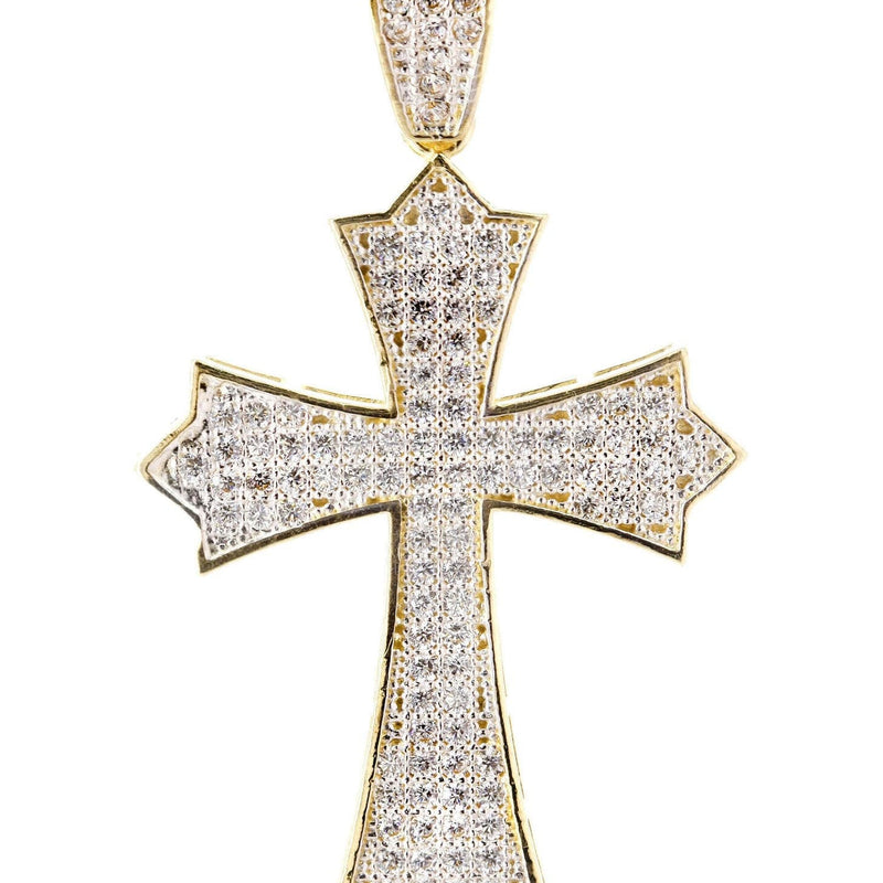 10K Gold Cross Pendant  |  3.9 Grams