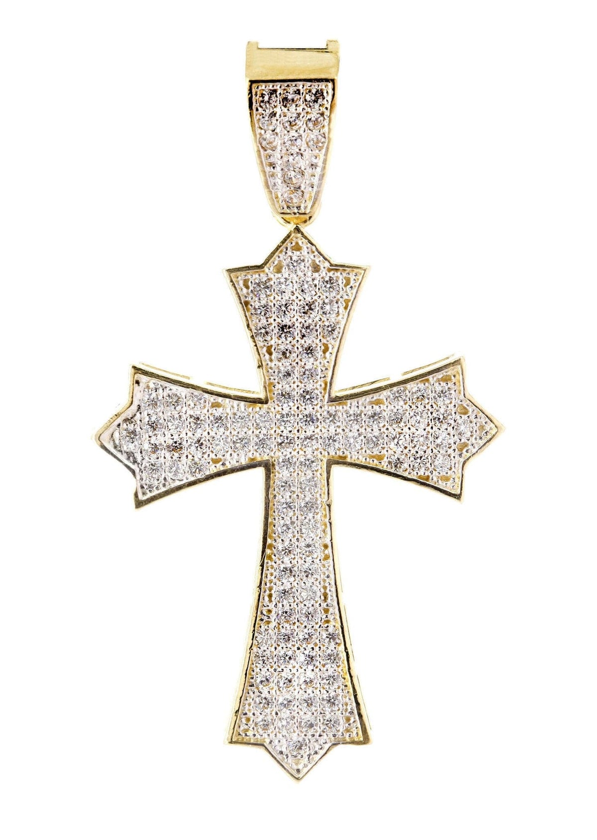 10K Gold Cross Pendant  |  3.9 Grams