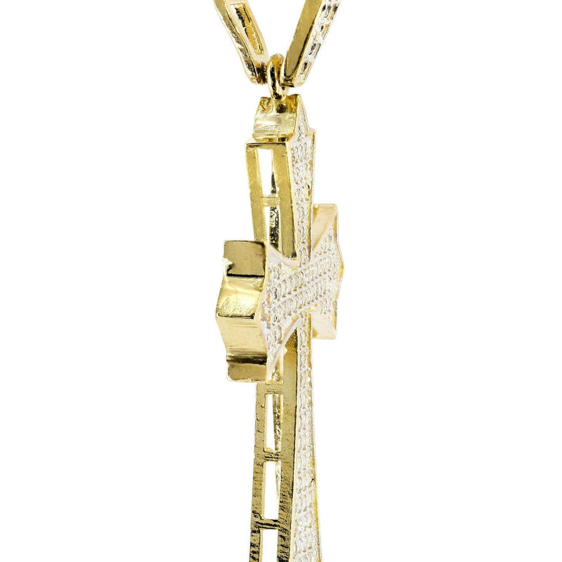 10K Gold Cross Pendant  |  3.9 Grams