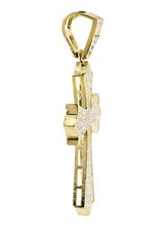 10K Gold Cross Pendant  |  3.9 Grams
