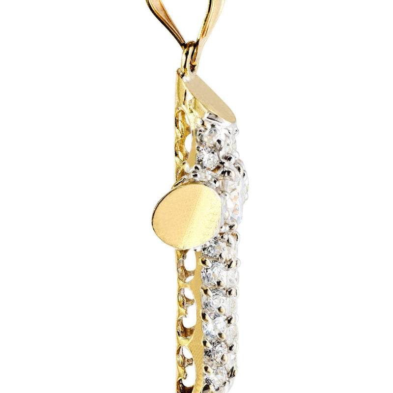 10K Gold Cross Pendant  |  6.3 Grams