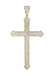 10K Gold Cross Pendant  |  6.4 Grams