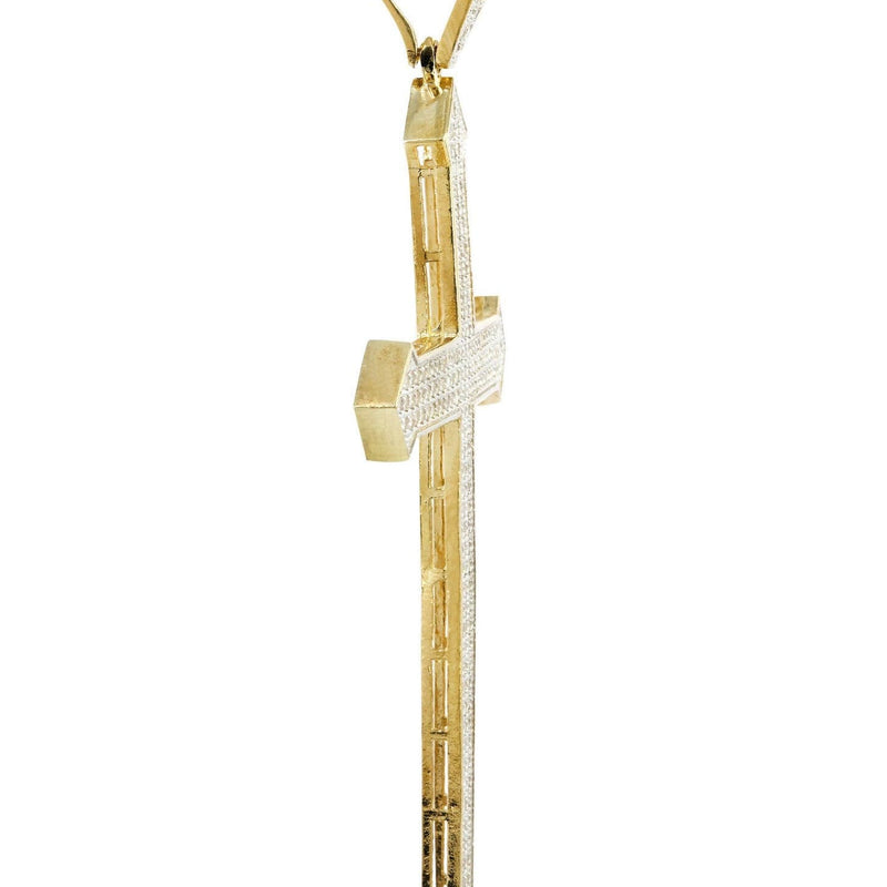 10K Gold Cross Pendant  |  6.4 Grams