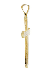 10K Gold Cross Pendant  |  6.4 Grams
