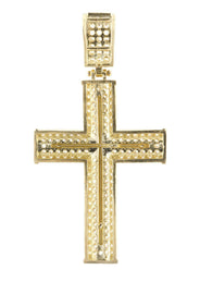 10K Gold Cross Pendant  |  5.3 Grams