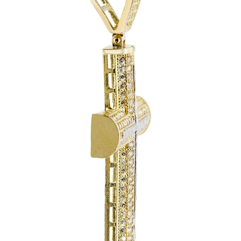 10K Gold Cross Pendant  |  5.3 Grams