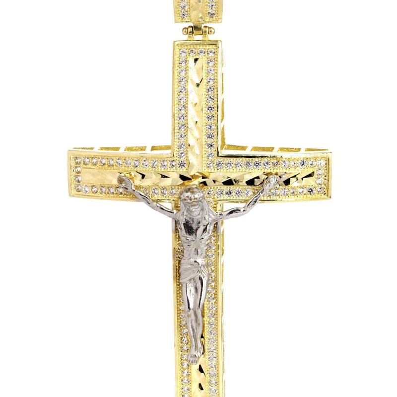 10K Gold Cross / Crucifix Pendant  |  10.8 Grams