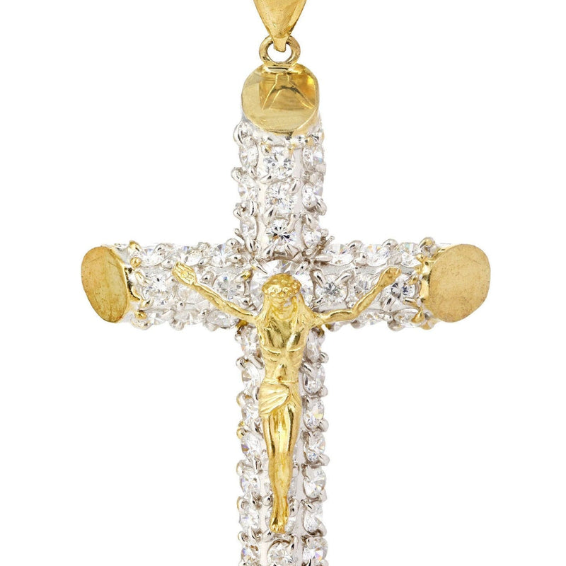 10K Gold Cross / Crucifix Pendant  |  14.7 Grams
