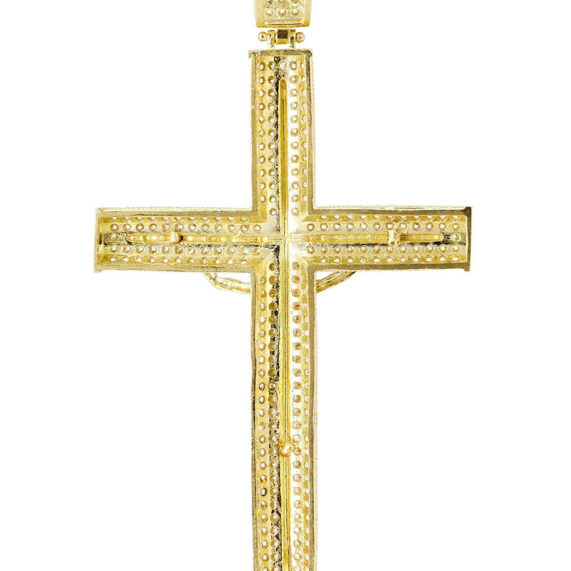 10K Gold Cross / Crucifix Pendant  |  9.1 Grams