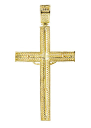 10K Gold Cross / Crucifix Pendant  |  9.1 Grams