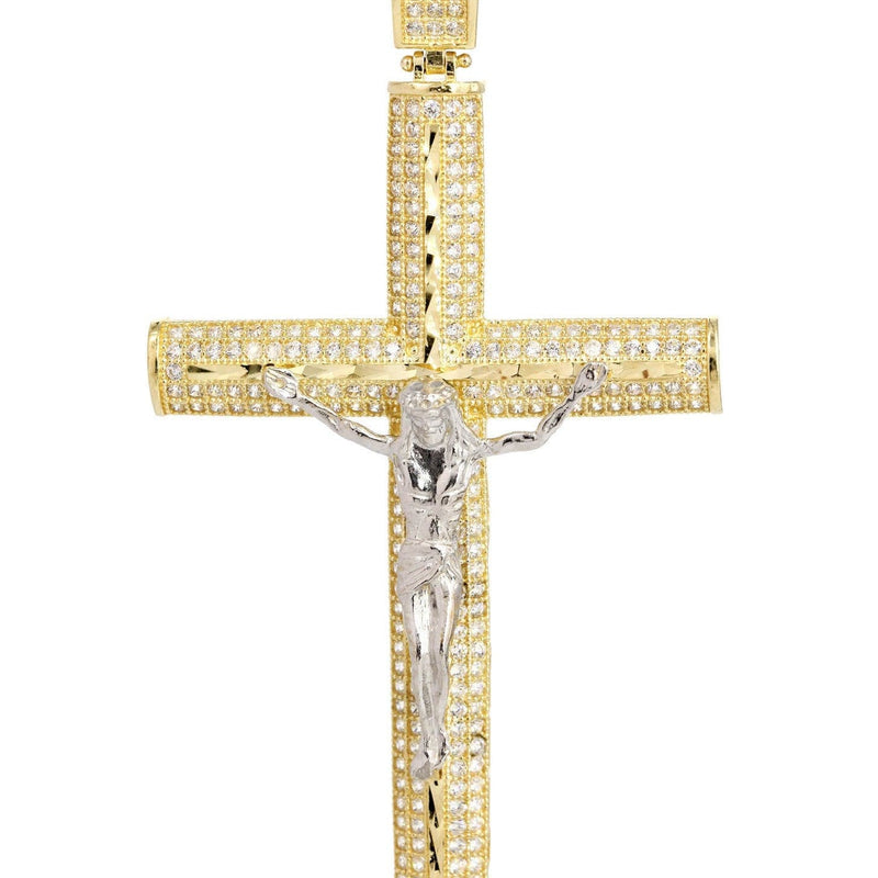 10K Gold Cross / Crucifix Pendant  |  9.1 Grams