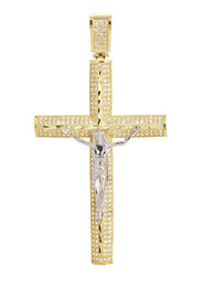 10K Gold Cross / Crucifix Pendant  |  9.1 Grams
