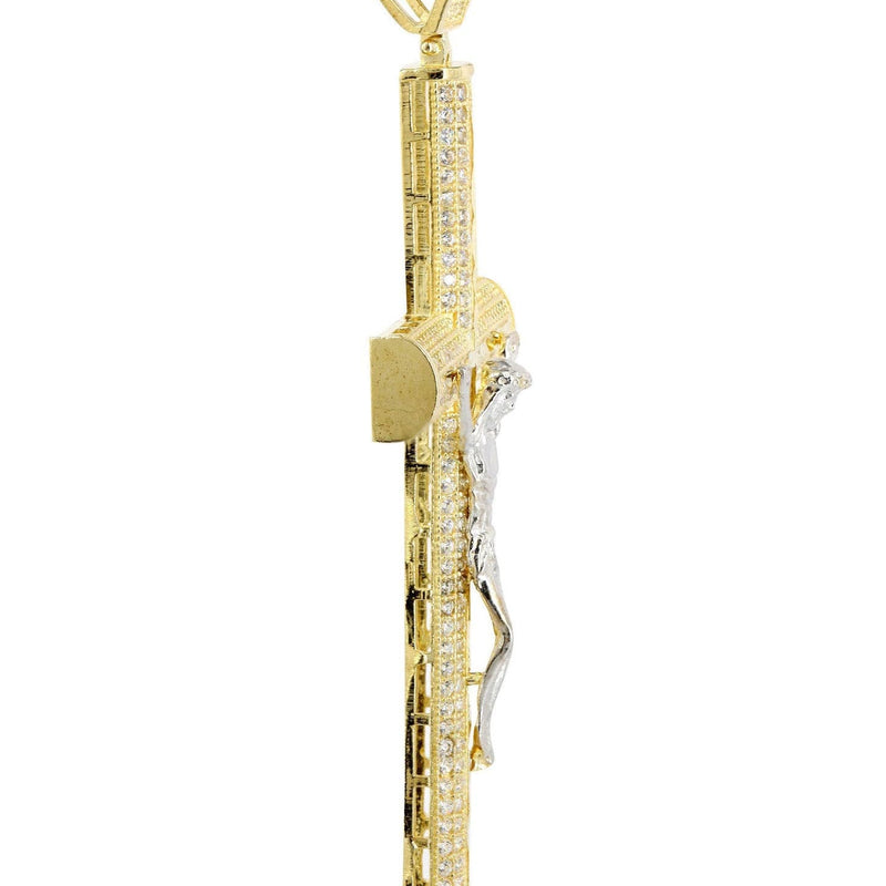 10K Gold Cross / Crucifix Pendant  |  9.1 Grams