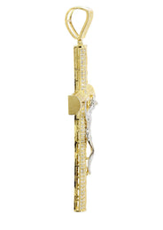 10K Gold Cross / Crucifix Pendant  |  9.1 Grams