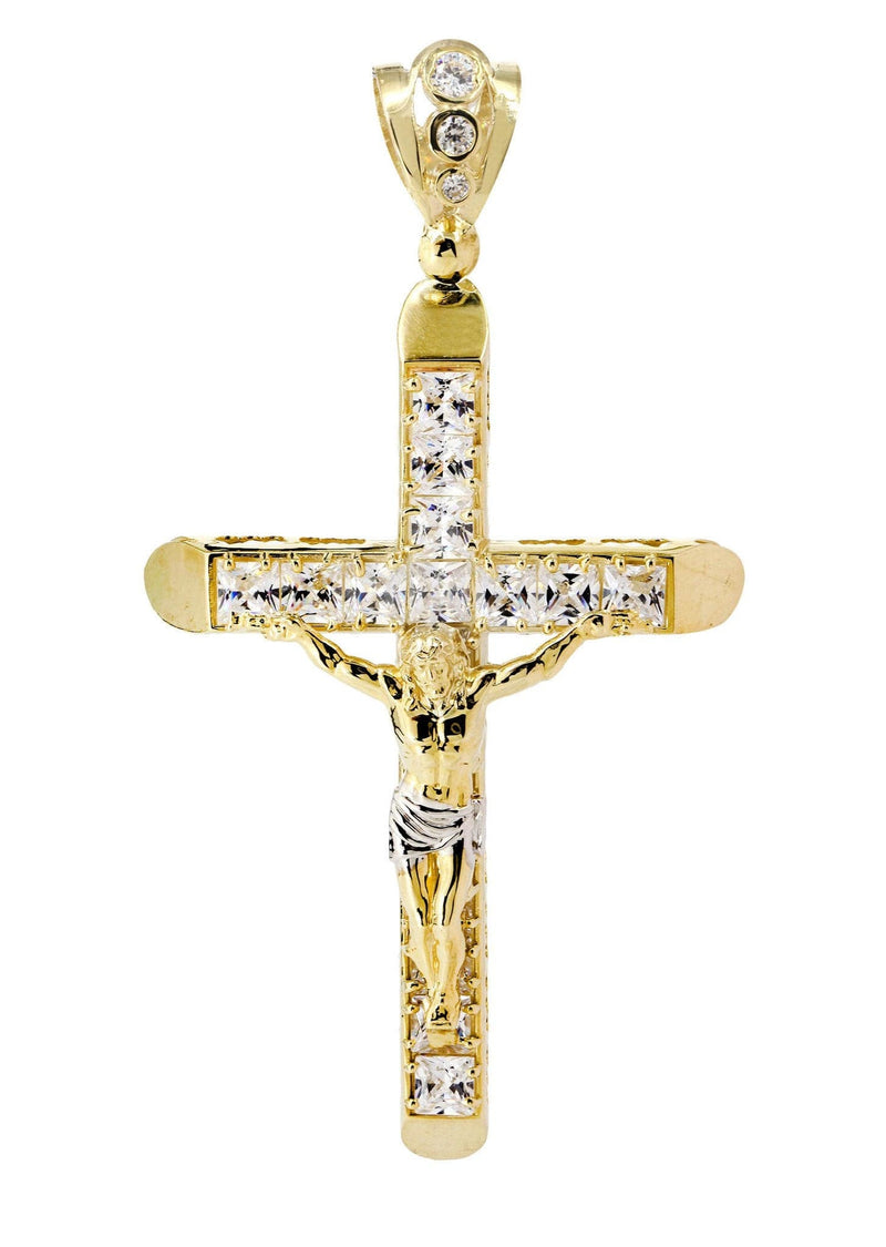 10K Gold Cross / Crucifix Pendant  |  16.9 Grams