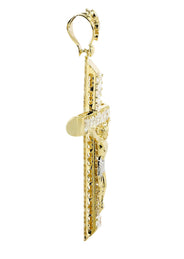 10K Gold Cross / Crucifix Pendant  |  16.9 Grams