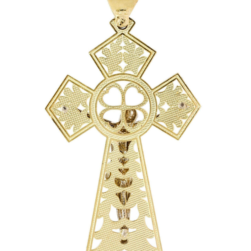 10K Gold Cross / Crucifix Pendant  |  16.7 Grams