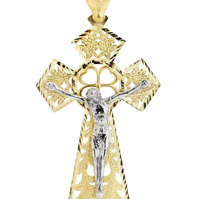 10K Gold Cross / Crucifix Pendant  |  16.7 Grams