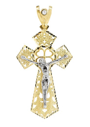 10K Gold Cross / Crucifix Pendant  |  16.7 Grams