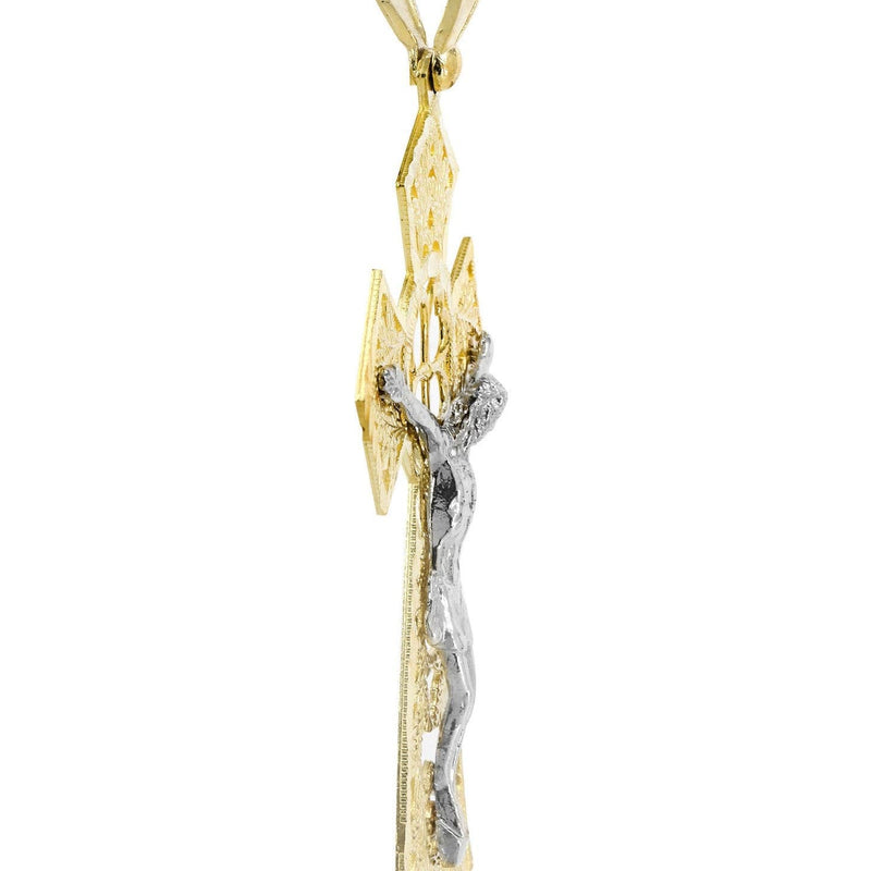 10K Gold Cross / Crucifix Pendant  |  16.7 Grams