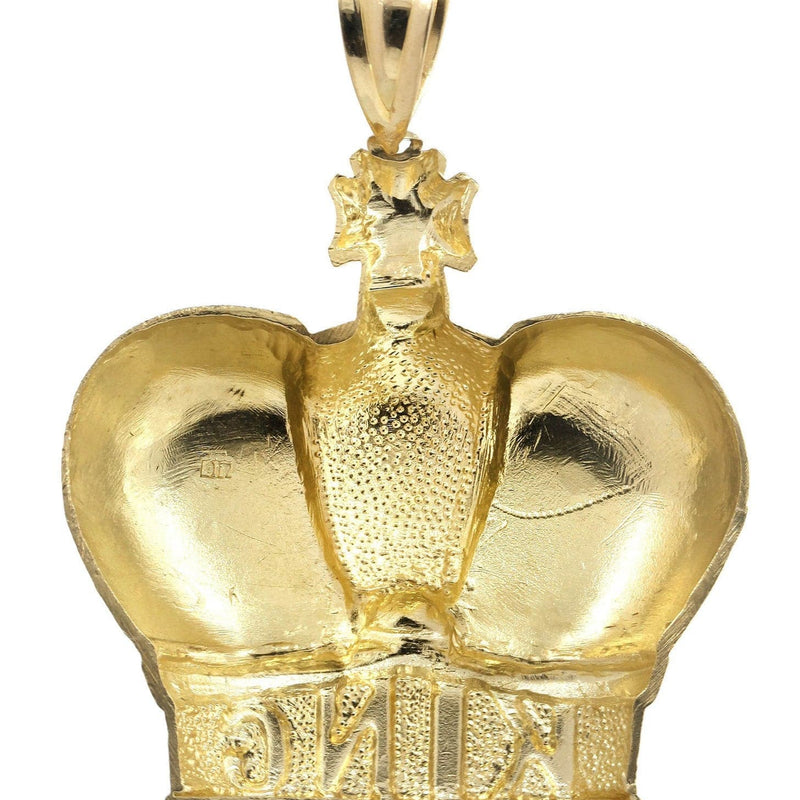 Crown 10K Gold Pendant | 27.7 Grams