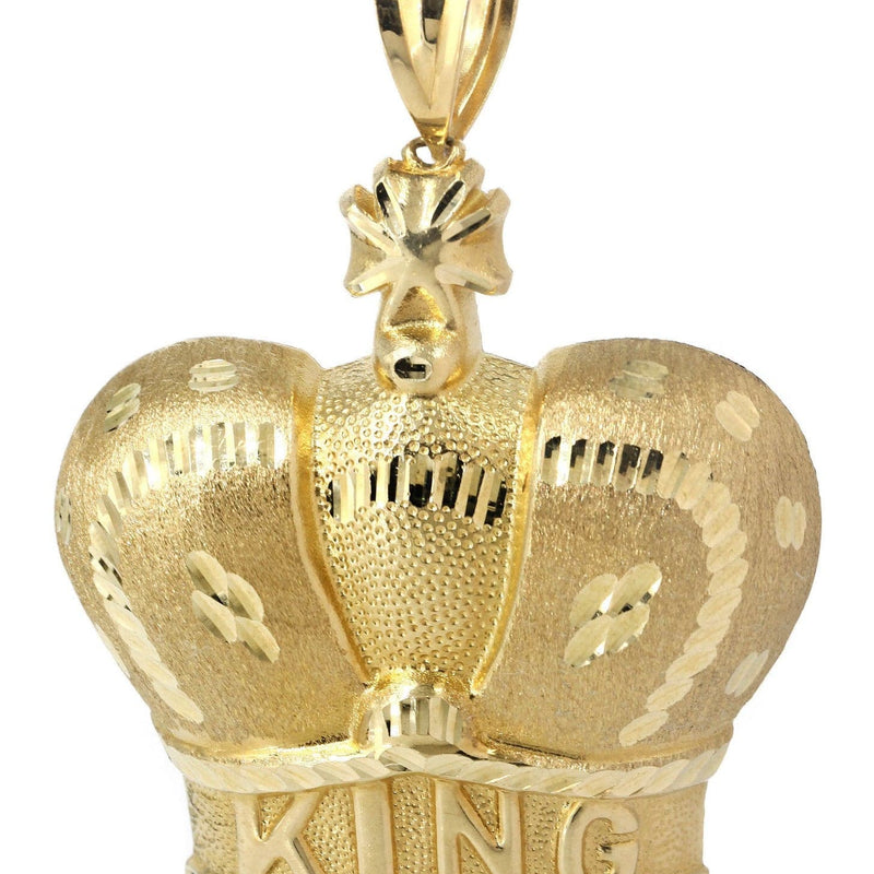Crown 10K Gold Pendant | 27.7 Grams