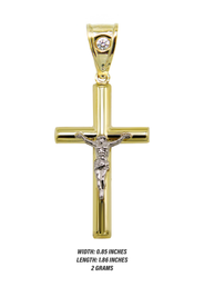 10K Gold Crucifix Pendant | 2 Grams