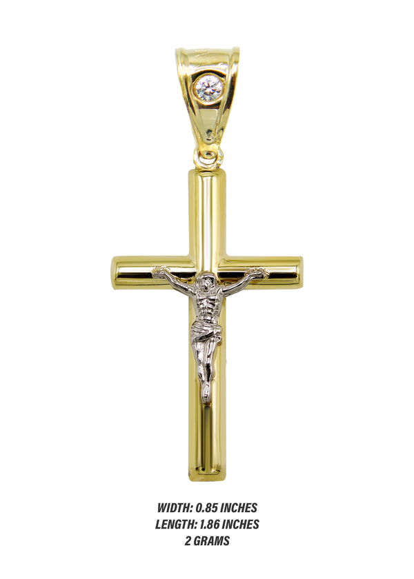 10K Gold Crucifix Pendant | 2 Grams