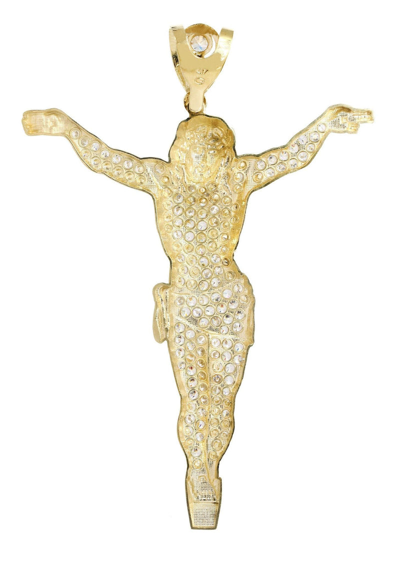 10K Gold Crucifix Pendant  |  32.3 Grams