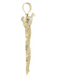 10K Gold Crucifix Pendant  |  32.3 Grams