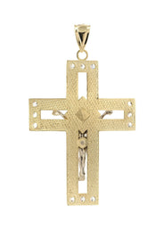 10K Gold Cross / Crucifix Pendant | 9.2 Grams